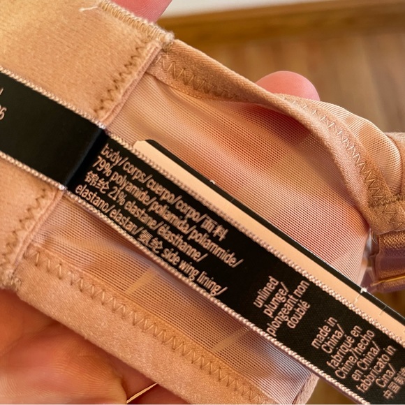 NWT Victorias Secret nude color mesh bra 32C - Picture 6 of 12
